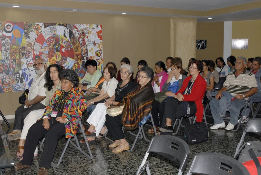 Audience seated during the book launch