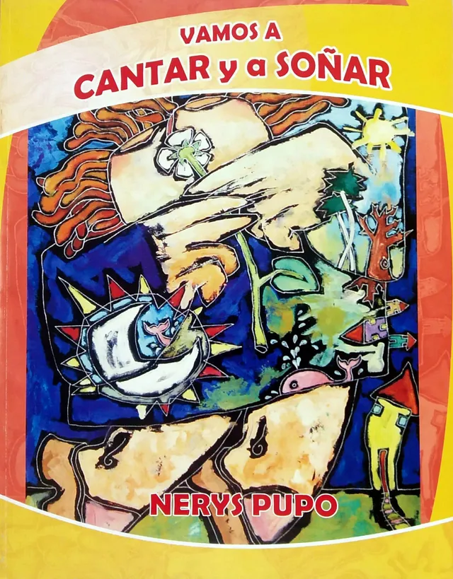 Cubierta de Vamos a cantar y a soñar, ilustrada por Juan Carlos García